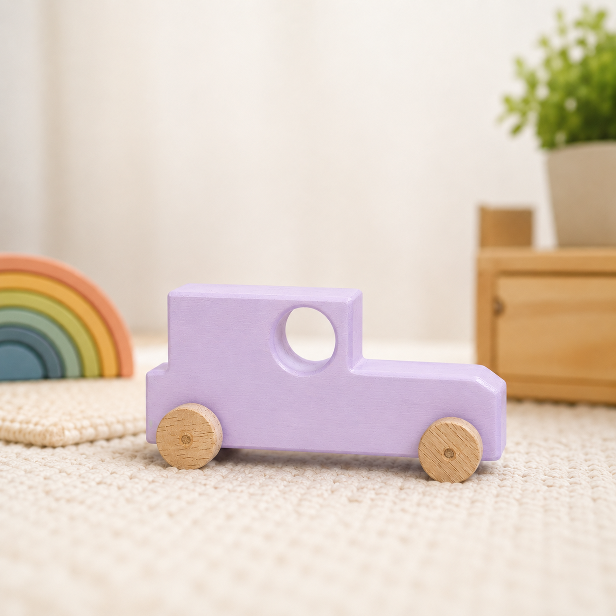 Retro Wooden Car Toy