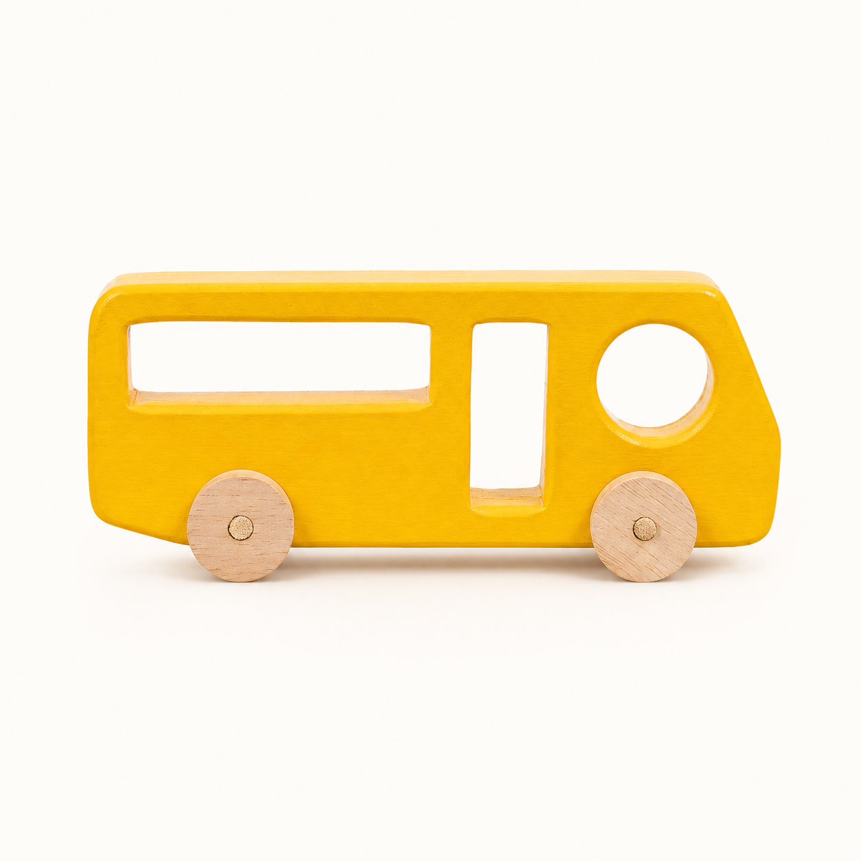 Wooden Toy Bus